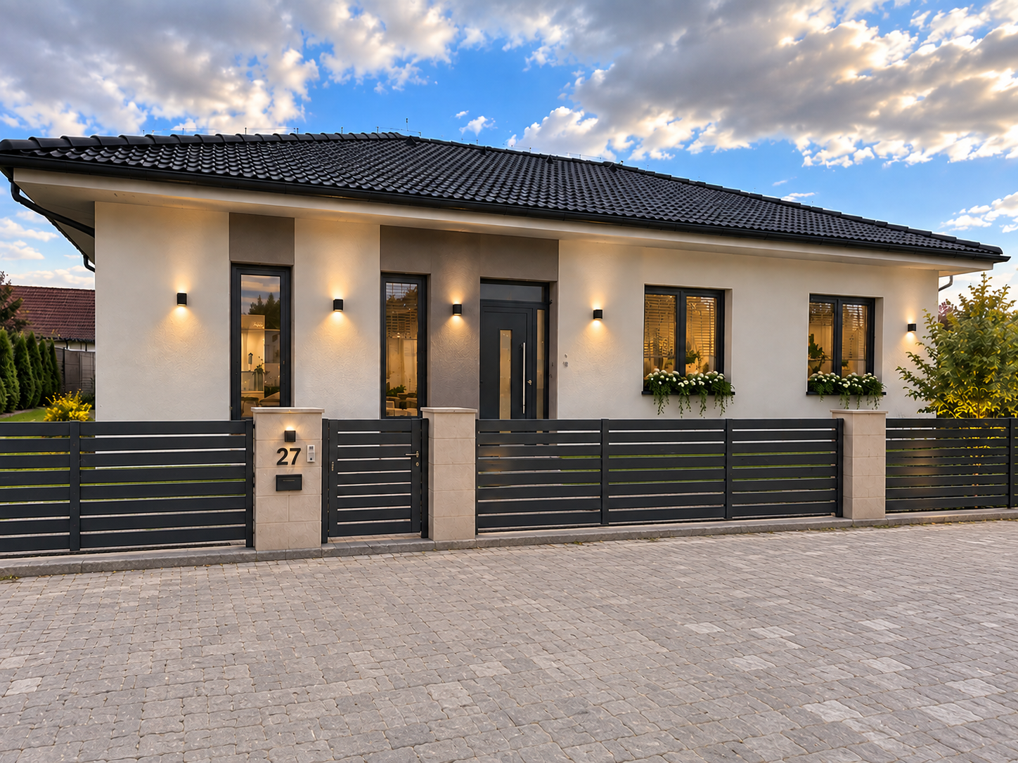 Na predaj moderný 4-izbový rodinný dom v obci Ružindol | 150 m² | pozemok 500 m² | holodom